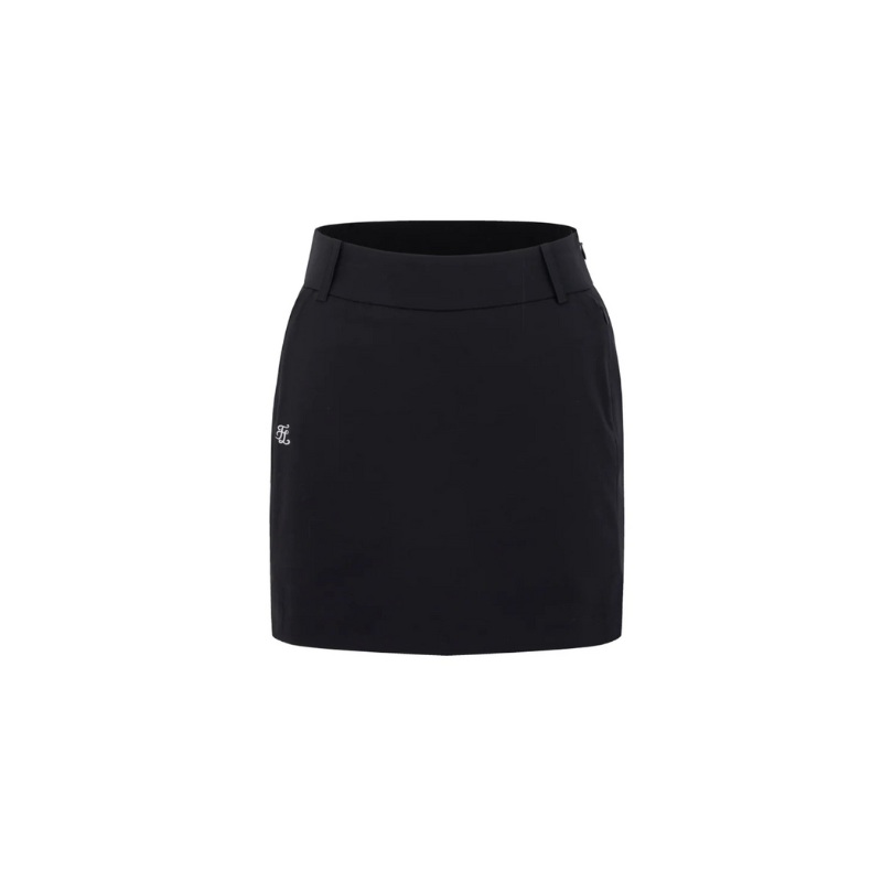 Fairliar Women Back Band H-Line Skirt