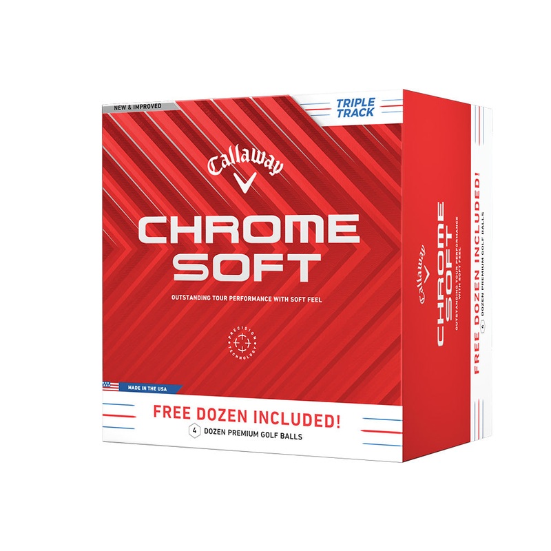 Callaway Chrome Soft Triple Track Golf Balls – 4 For 3 Promotion