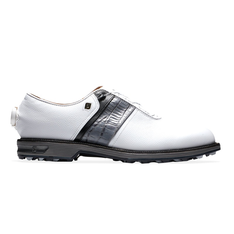 FootJoy Premiere Series – Packard BOA Spikeless Golf Shoes Previous Season Style White/Gray – 21 Men