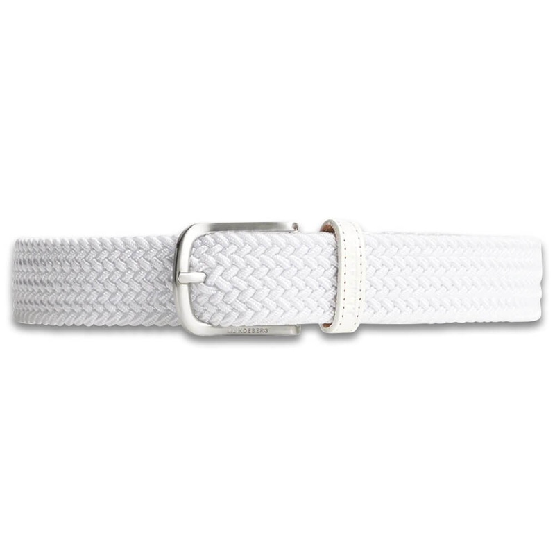 J.Lindeberg Bernhard Golf Belt White – SS25 Men