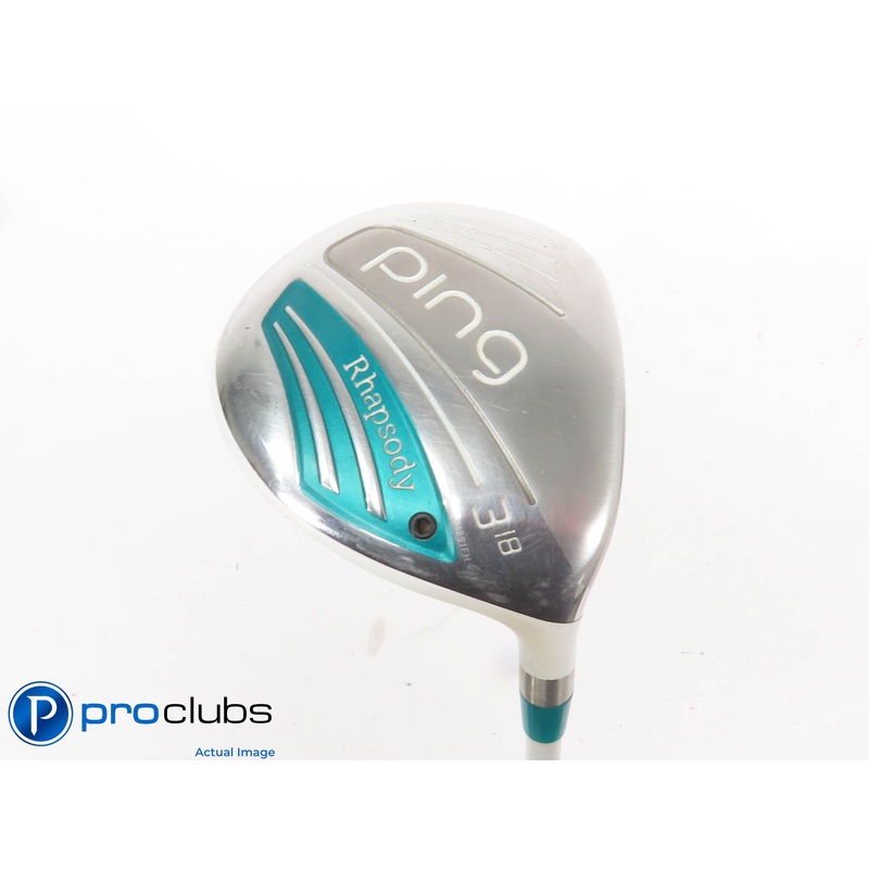 Ladies Ping Rhapsody 18* 3 Wood – PING ULT220 Lite Ladies Flex – 435482