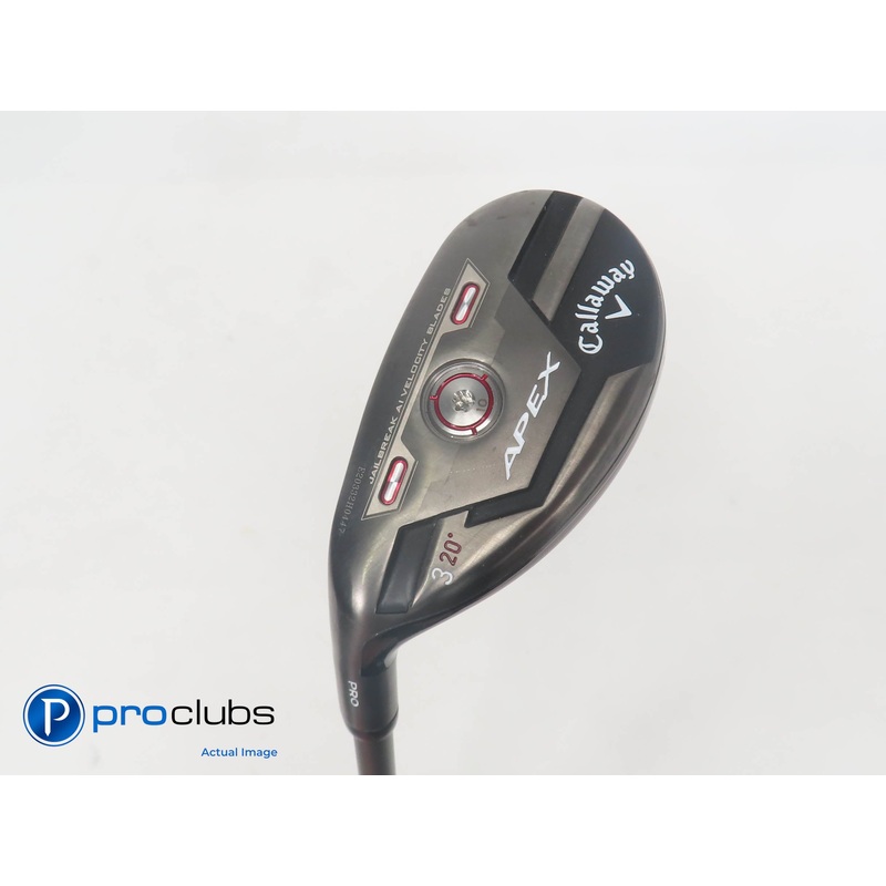 Nice Left Handed Callaway ’21 APEX PRO 20* 3 HYBRID Recoil 680 Stiff Flex 384284