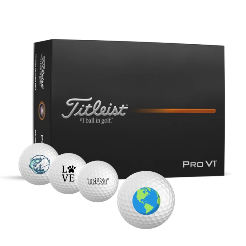 Special Symbol Custom Golf Balls – Unique Titleist Pro V1
