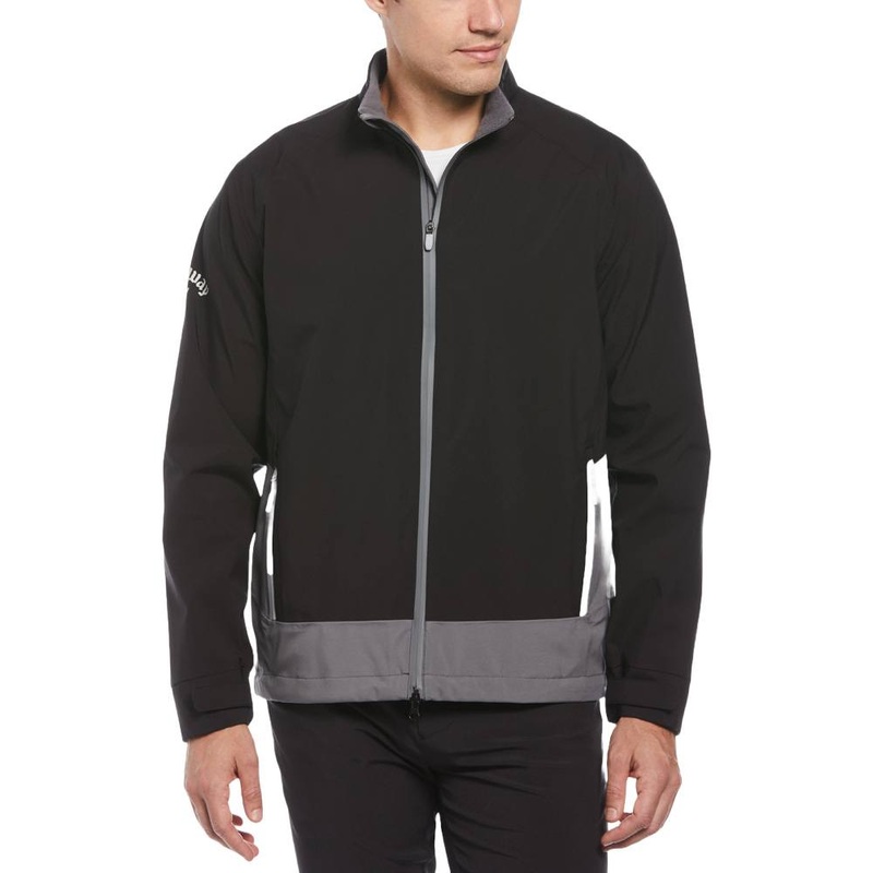 Callaway Premium Full-Zip Waterproof Stormguard Golf Jacket Caviar – SS25 Men