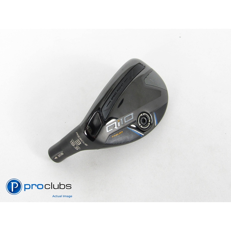 Excellent! Left-Handed TaylorMade Qi10 Tour Rescue 19.5* 3 Hybrid – Head 430638