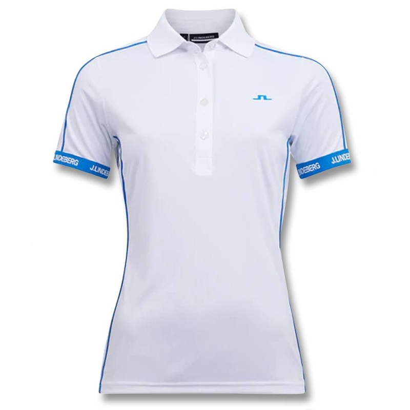 J.Lindeberg Damai Golf Polo White – SS22 Women