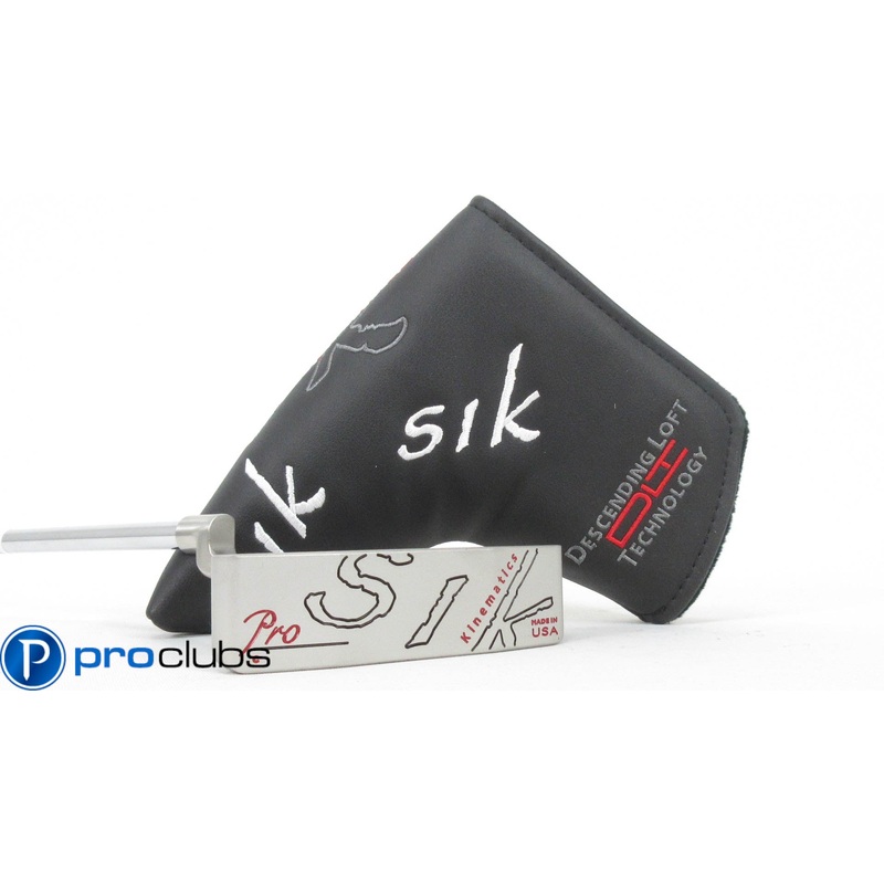 NEW LEFT HANDED SIK PRO C-SERIES PLUMBERS NECK PUTTER 33″ w/HEADCOVER #368355