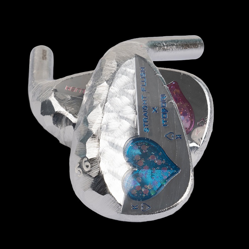 Itobori Trump Men’s Prebuilt Wedges With Auto Flex Rainbow SF405 (Blue Heart Spankle)