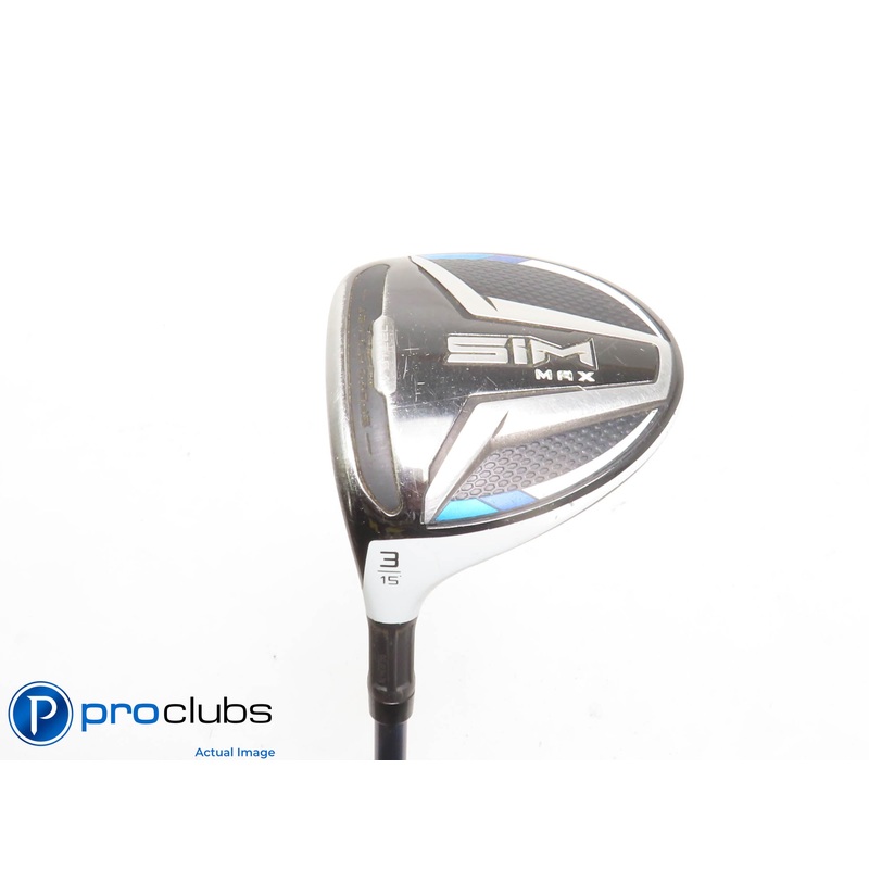 Left Handed TaylorMade Sim MAX 15* 3 Wood – Ventus Blue 5-R Regular – 423435