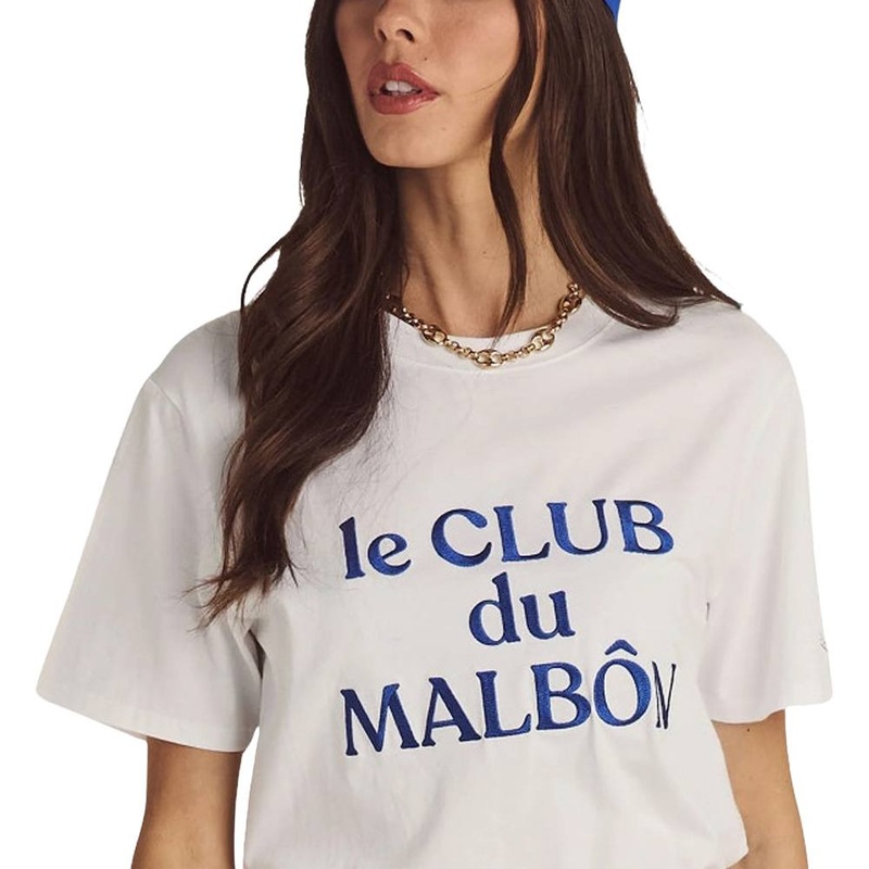 Malbon Cosette Golf T-Shirt White – SS25 Women