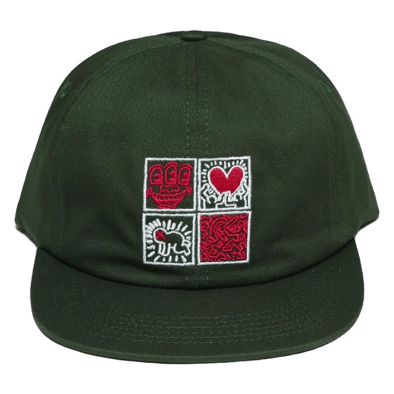 Malbon x Keith Haring Painters Golf Cap Green – 24 Men