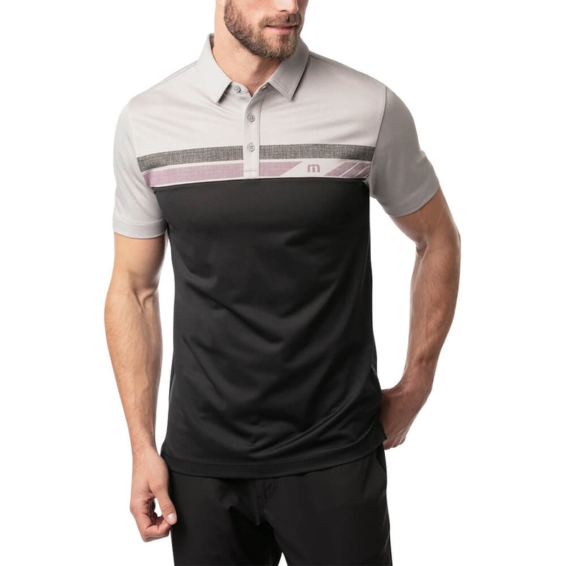 TravisMathew Real Treat Golf Polo Heather Light Gray – SS21 Men