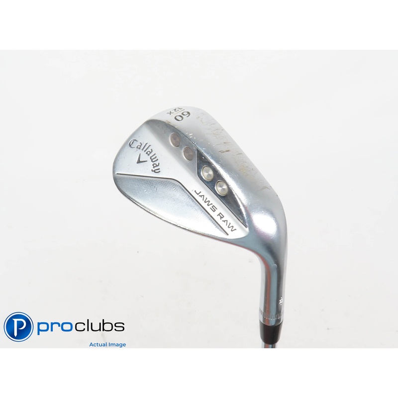 Callaway JAWS RAW 60*(12*) Chrome Wedge X-Grind – DG Tour Issue Stiff – 414957