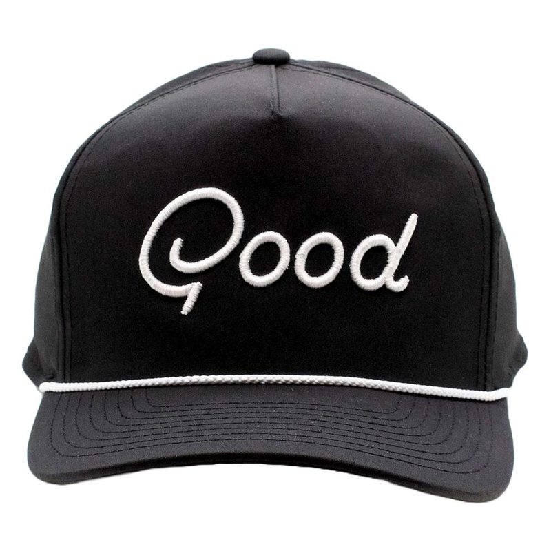 GoodGood Golf Hole In One Rope Golf Cap Black/White – 24 Men