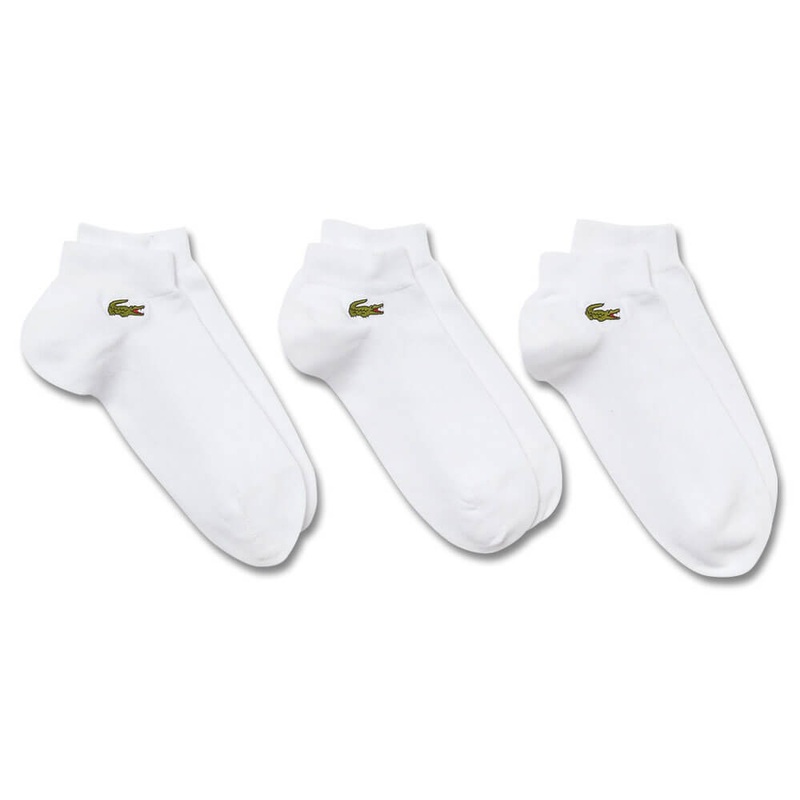 Lacoste Sport Low-Cut Three-Pack Golf Socks – 23 Unisex