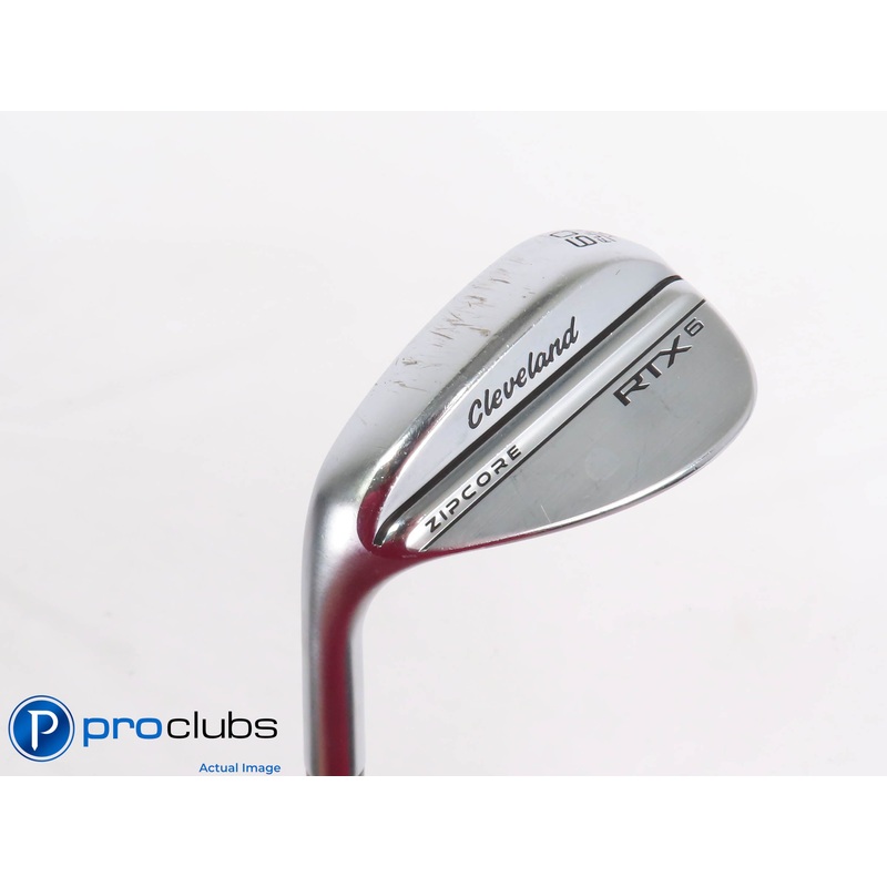 Left Hand Cleveland RTX-6 ZipCore (12* Full) 60* Wedge S400 Stiff #435631