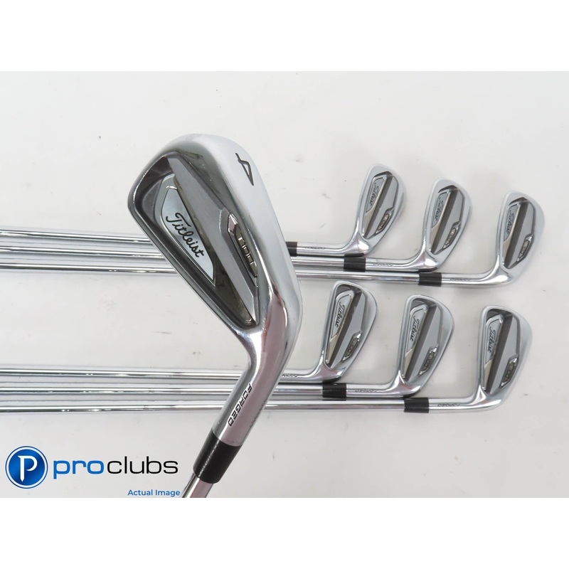 TITLEIST T100 IRONS 4-PW Steel KBS $-Taper 120 Stiff Flex #414087