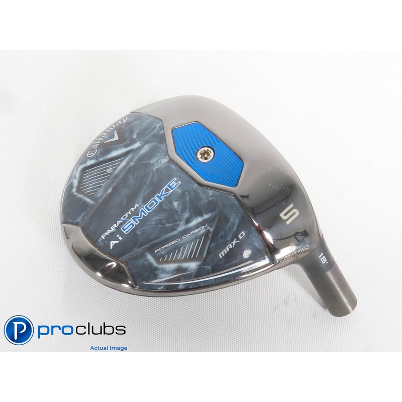 Callaway PARADYM Ai Smoke MAX D 18* 5 Wood – Head Only – 433456