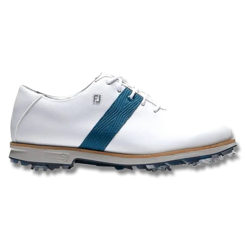 FootJoy Premiere Golf Shoes Previous Season Style White/Blue/Gray – 21 Women