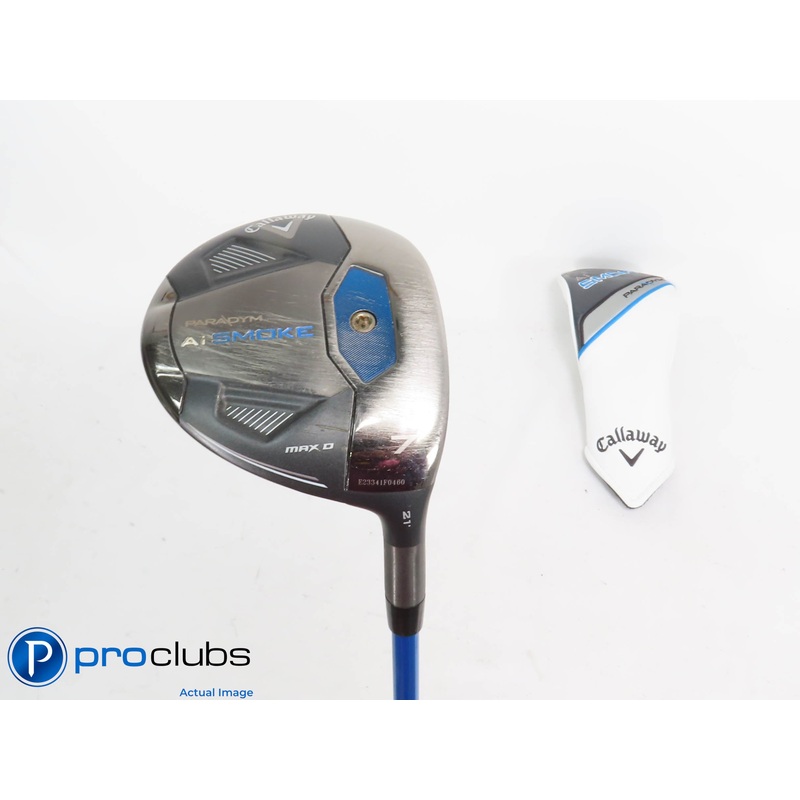 Ladies Callaway PARADYM Ai Smoke MAX D 21* 7 Wood w/ HC – Ladies Flex – 418781