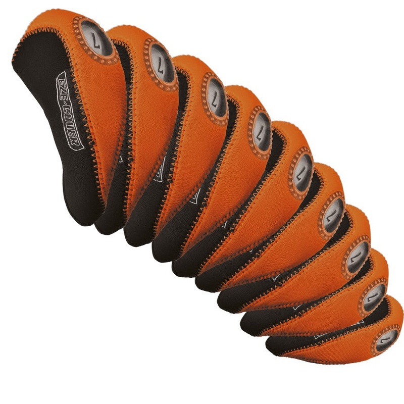 Longridge Eze Golf Iron Headcover – Black/Orange