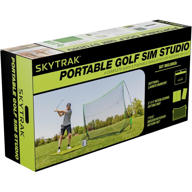 SkyTrak+ Portable Golf Sim Studio