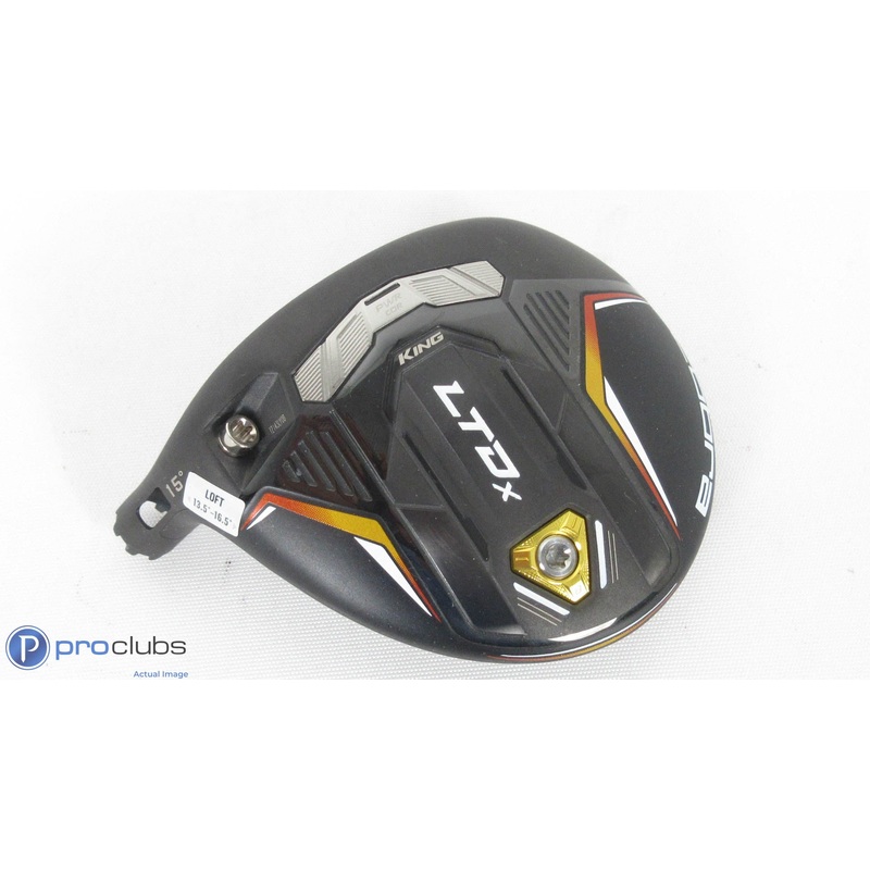 Excellent! Left Handed Cobra King LTDx 15* Fairway 3 Wood -Head Only- 358744