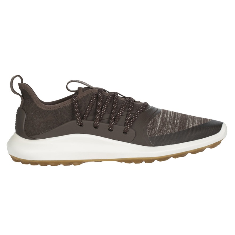 PUMA Ignite NXT Solelace PL Spikeless Golf Shoes Chocolate Brown/Gum – 19 Men