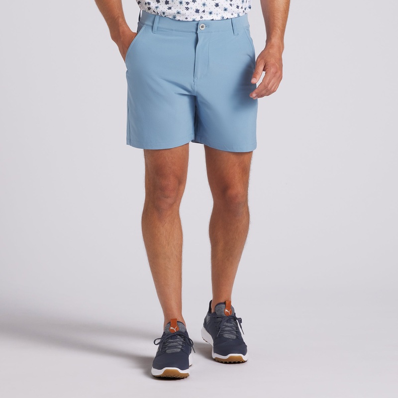 101 Solid 9″ Golf Shorts | Zen Blue