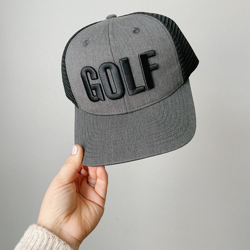 Caddie Uniform Grey Golf Hat