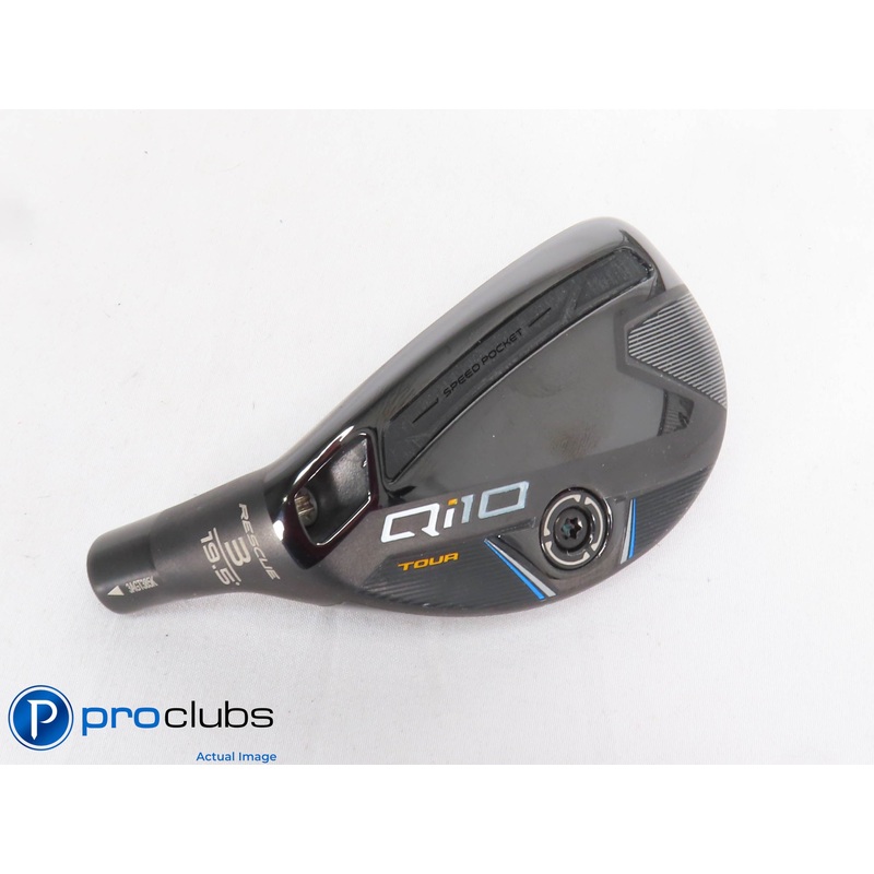 Excellent! Left Handed TaylorMade Qi10 Tour Rescue 19.5 3 Hybrid – Head – 430828