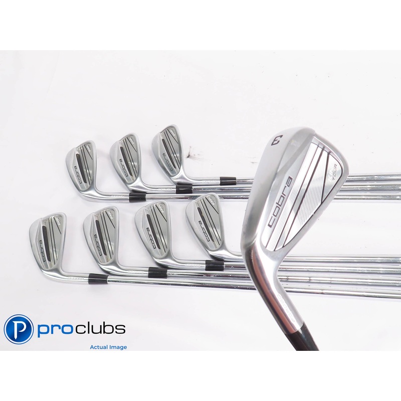 Left Handed Cobra ’23 KING TOUR 3-PW IRON SET – DG 105 X100 X-Flex Steel 443262
