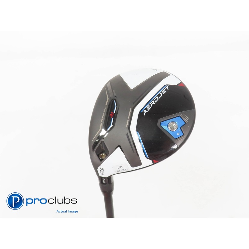 Left Handed Cobra AEROJET 15* 3 Wood – Fujikura Motore X F1 6-S Stiff – 397592