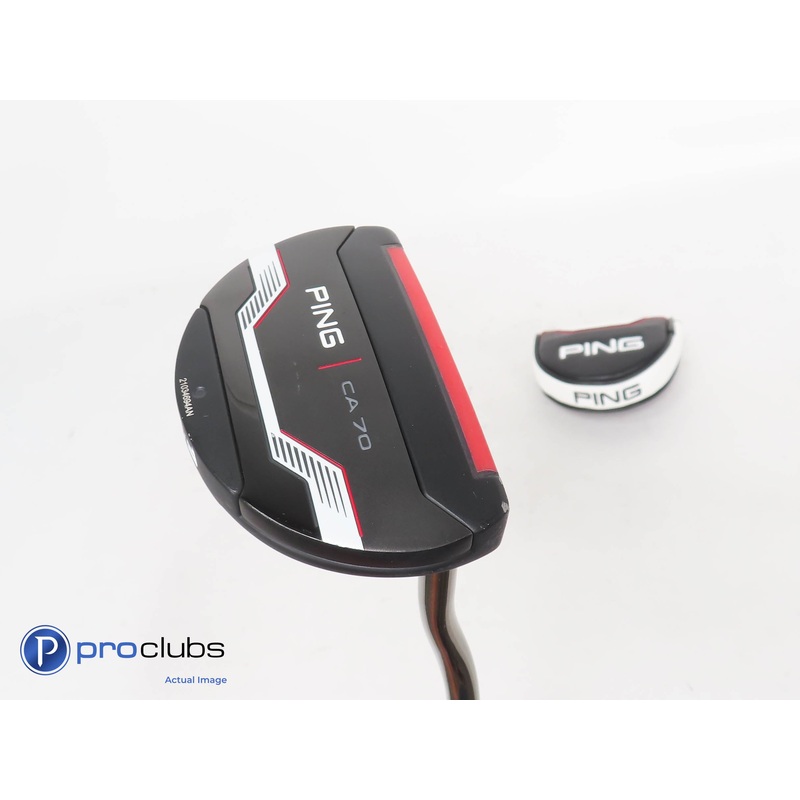 Nice PING 21 Series CA 70 Black Dot 32″ Putter w/Cover – Slight Arc – 366837