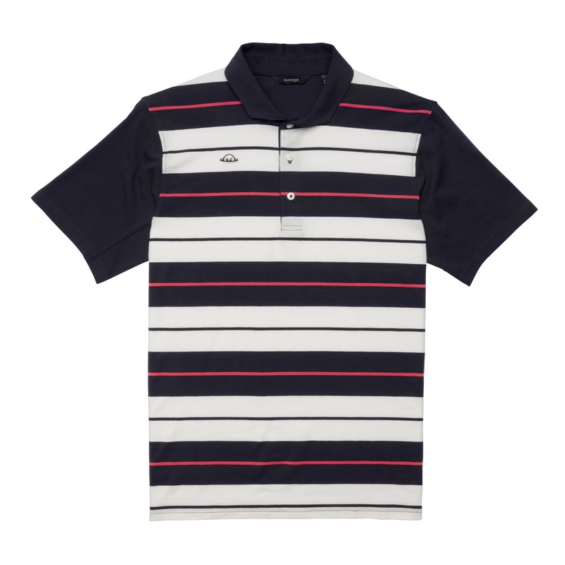RADMOR Taylor Recycled Alternate Route Polo – Navy / Burn