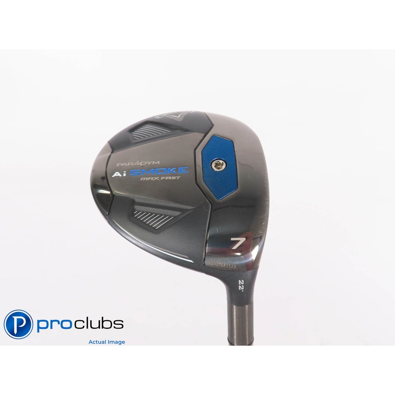 Callaway Paradym Ai SMOKE Max Fast 22* 7 Wood – Ventus TR RED 6X X-Flex #448758