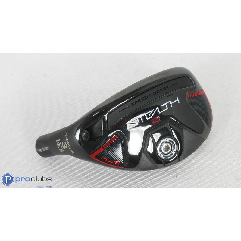 Left Handed TaylorMade Stealth2 Plus Rescue 19.5* 3 Hybrid – Head Only- 383722