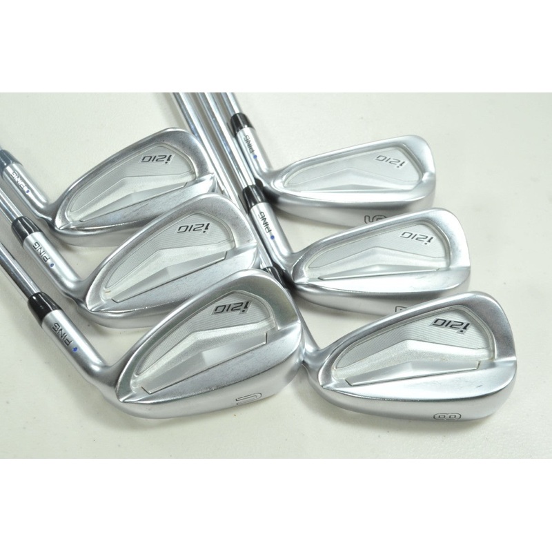Ping i210 6-W,UW Iron Set Stiff Flex Blue Dot Right AWT Steel  # 197236