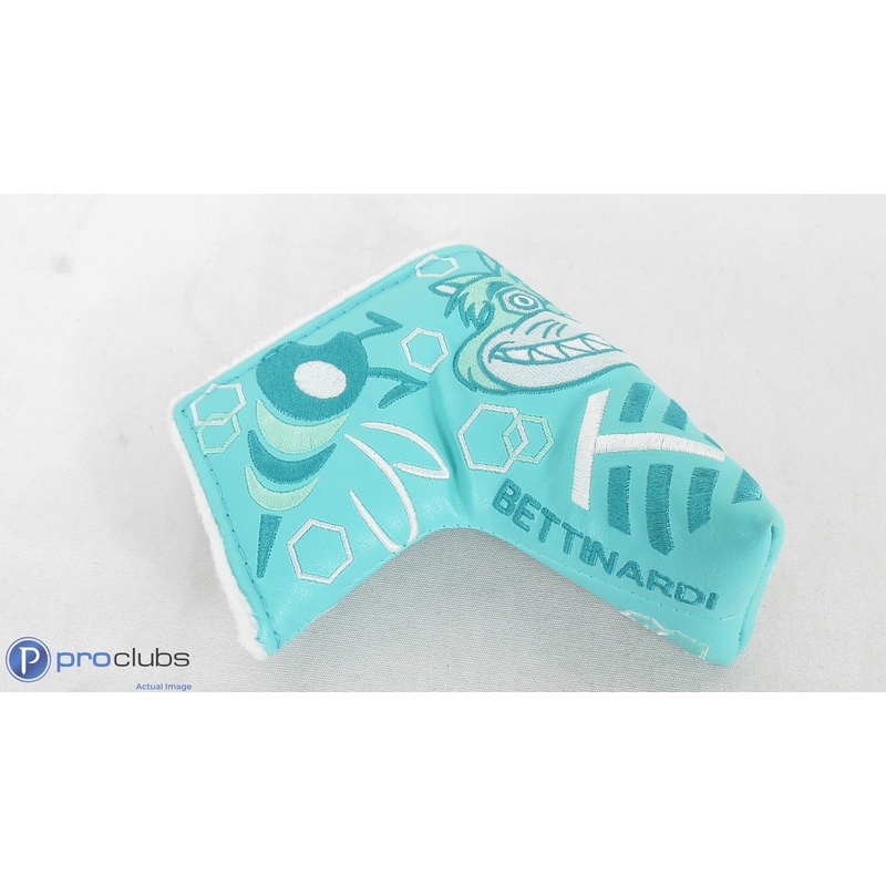 RARE! Bettinardi Teal Multi Icon Blade Putter Headcover- 401061