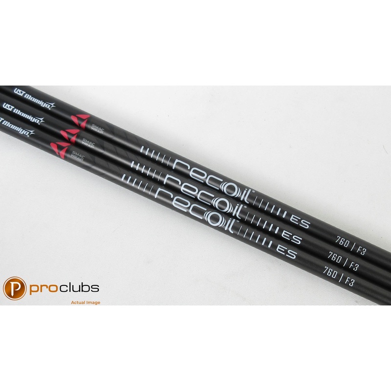 (3) NEW UST MAMIYA RECOIL ES SMAC WRAP 760 F3 REGULAR FLEX WEDGE SHAFTS .355