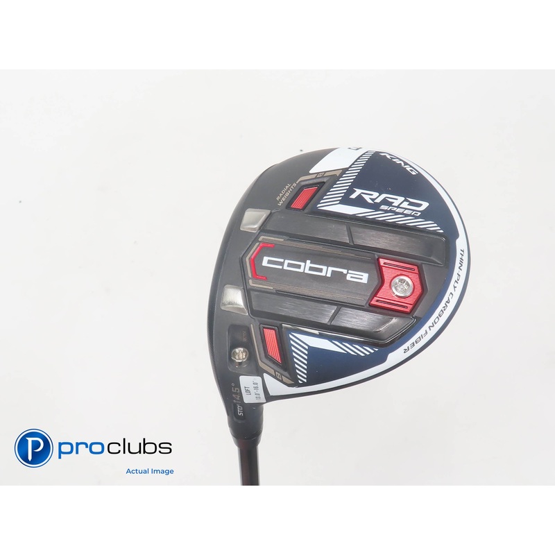 Left Handed Cobra RAD Speed 14.5* 3 WOOD Peacoat – HZRDUS 80g Stiff Flex 393605