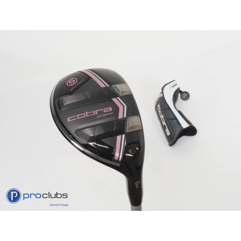 New! Ladies Cobra 2021 T-Rail 24* 5 Hybrid – Ultralite Ladies w/Headcover 282907