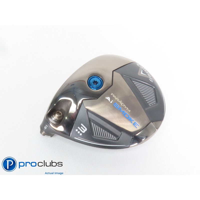 Nice! Left Handed Callaway PARADYM Ai Smoke Triple Diamond 15* 3 Wood – 427435