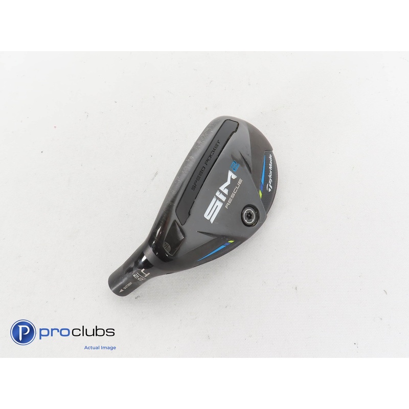 Nice! Left Handed TaylorMade SIM2 Rescue 22* 4 Hybrid – Head Only – 334763