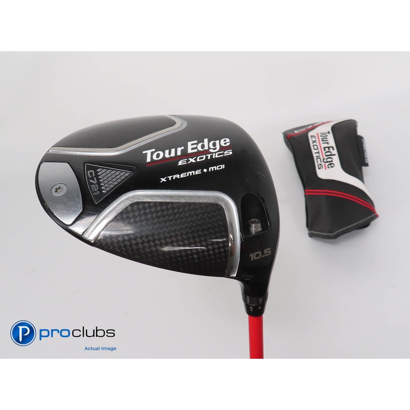 Tour Edge Exotics C721 9.5* Driver w/Cover – Proforce V2 6F3 Regular Flex 315377