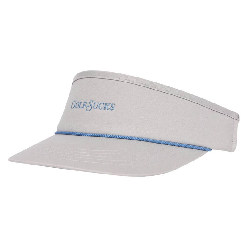 TravisMathew Weekend Agenda Golf Visor Heather Gray – SS25 Men