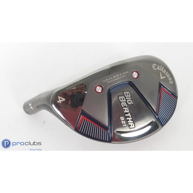 Left Handed Callaway Big Bertha B21 21* 4 Hybrid – Head Only – 358665