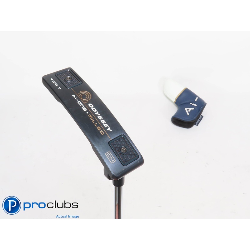 Mint! Odyssey 2024 Ai-ONE MILLED TWO T CH 33.5″ Putter w/Cover – 419799