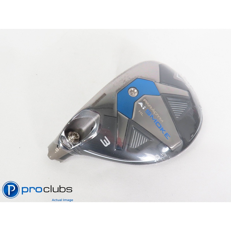 NEW Left Handed Callaway Paradym Ai Smoke HL 18* 3 Hybrid HEAD ONLY 446748