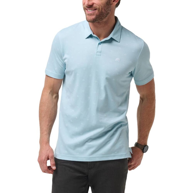 TravisMathew Final State Golf Polo Dream Blue – SS24 Men